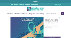 Desktop Screenshot of colo-ovariancancer.org